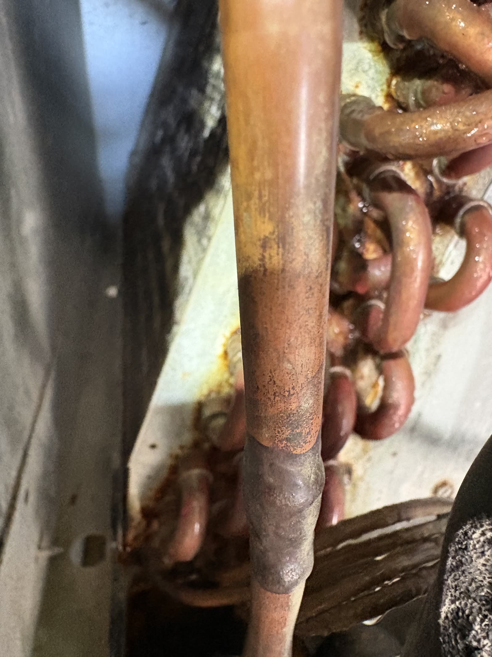 Refrigerant line and coil detail work