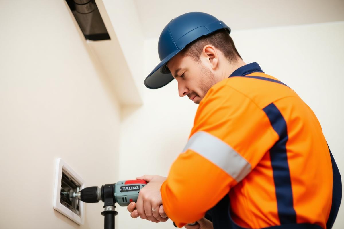 Sheehan's technician working